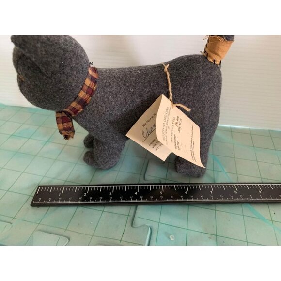 Kettle Design Charcoal Cat and Mouse Plush Set 6 inch tall with tag - Picture 6 of 8